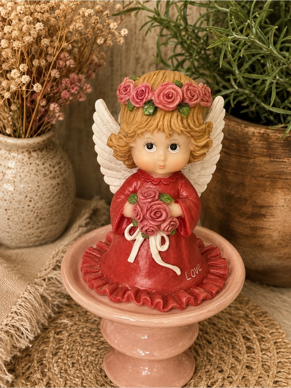 Morehead Inc. Holly Babes‎ Collection “Love” Angel Figurine